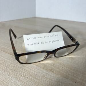 Prada VPR07N AB6-1O1 Eyeglasses Tortoise Shell Frames READ DESC 53-17-140